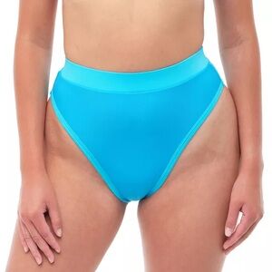 93 Play Street Chloe high rise bikini bottom medium Atlantic Ocean color